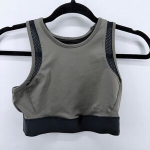 Champion Women's Medium Support‎ Racerback Athletic Sports Bra Olive Green